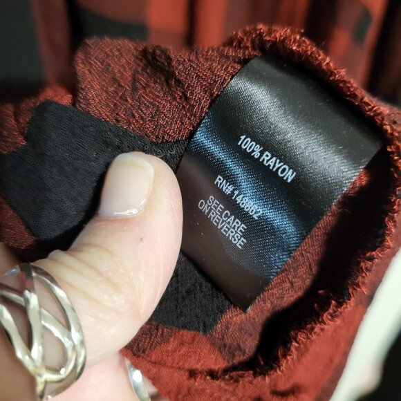 TORRID FLANNEL SHIRT SZ L/0 - Picture 5 of 5